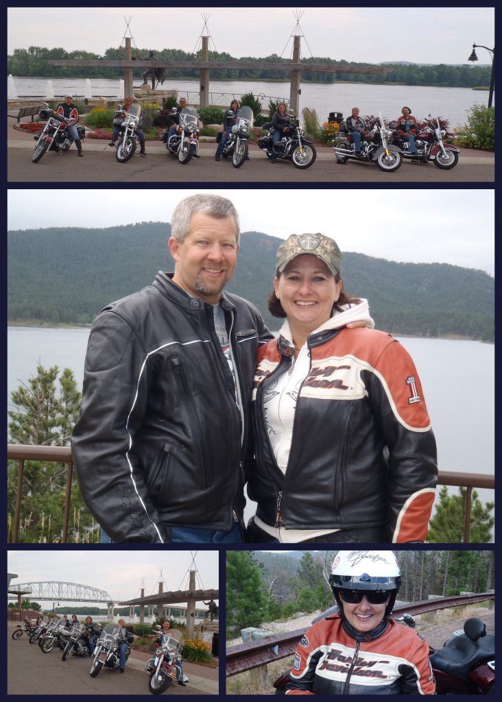 Profile of a Female Motorcyclist Meet Chris - photo collage