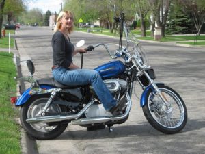 Profile of a Female Motorcyclist Meet Julie