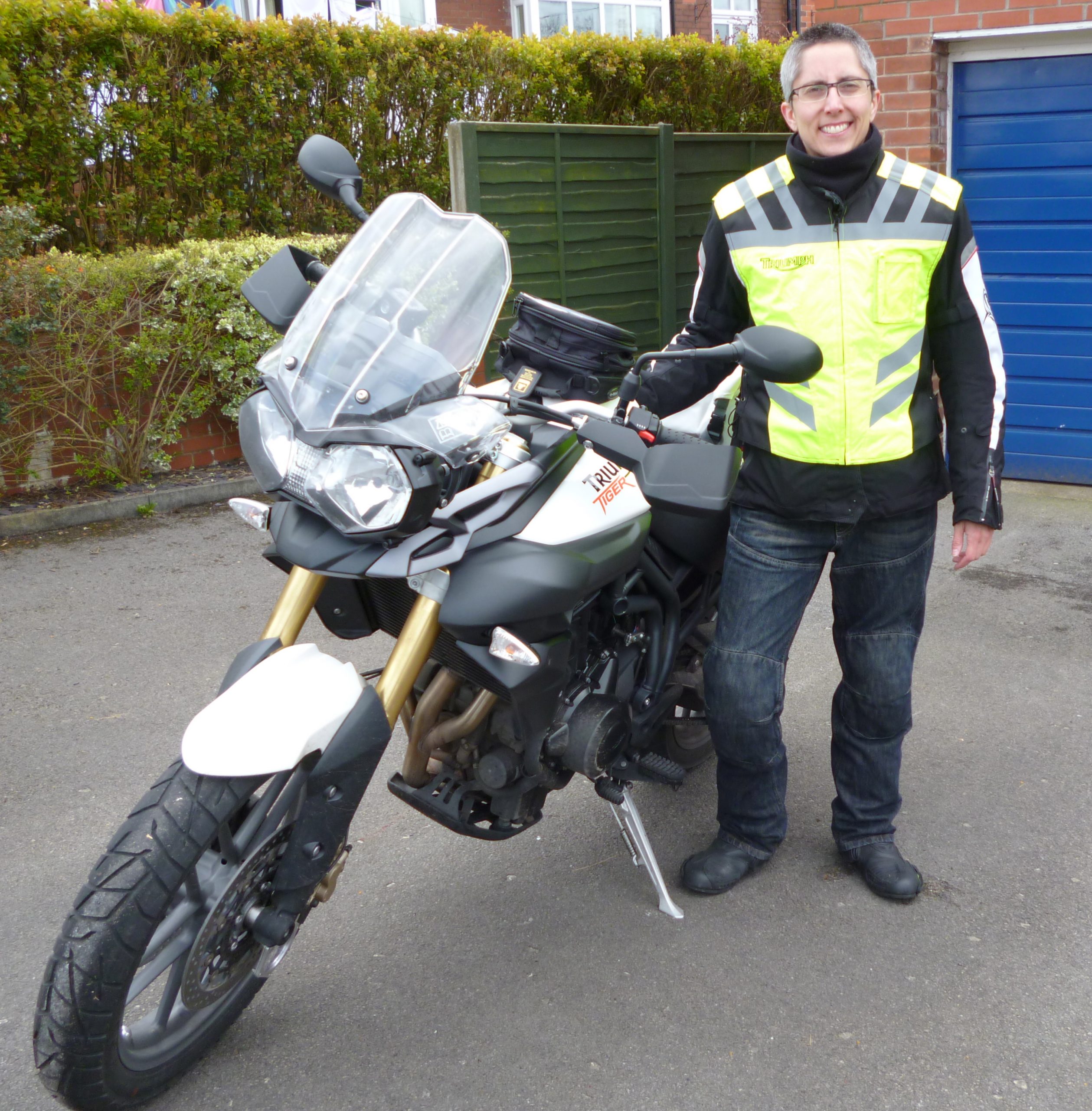 Profile of a Female Motorcyclist Meet Kate and her Triumph