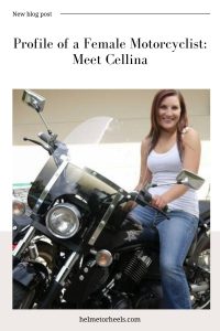 Helmet or Heels Profile of a Female Motorcyclist Meet Cellina