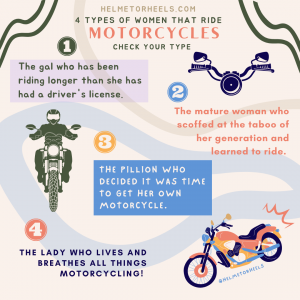 Profile of a Female Motorcyclist Meet LC - 4 Types of Women that Ride