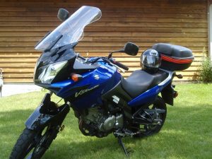 About Helmet or Heels Suzuki V-Strom 650cc