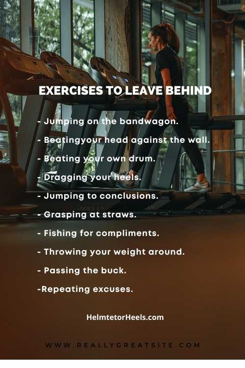 Resolutions - Exercises to leave behind - Helmet or Heels