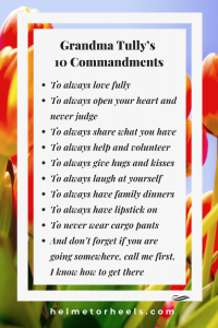 Commandments - Live a Legacy