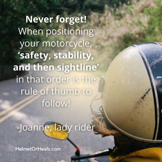 Profile of a Female Motorcyclist Meet Joanne - quote