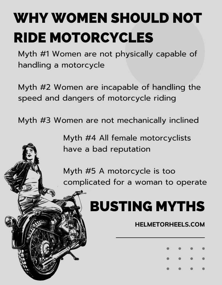 Why Women Should Not Ride Motorcycles Myths