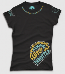 Lady Motorcyclists Unlimited t-shirt @helmetorheels